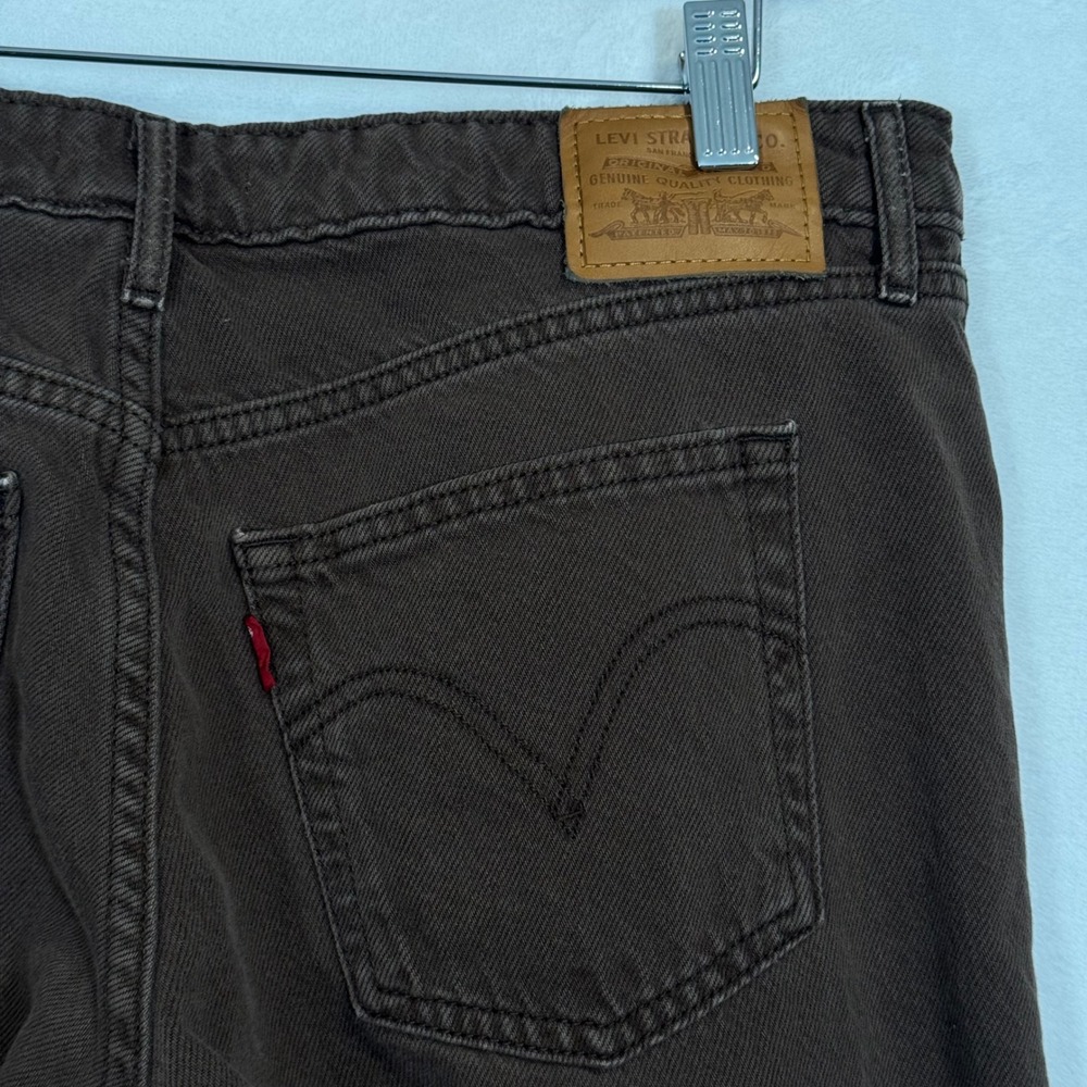 Levi's Brown Low Loose Jeans Wide Leg Size 30x30 - Picture 5 of 8